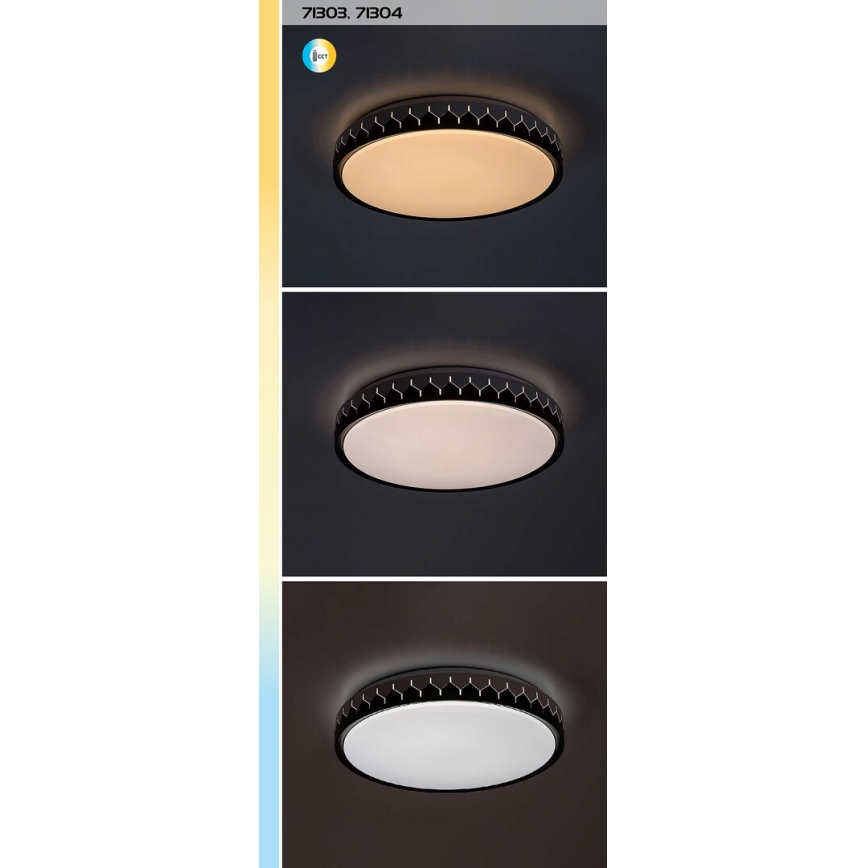 Rabalux - Светодиодный потолочный светильник с регулированием яркости LED/48W/230V 3000-6500K + дистанционное управление