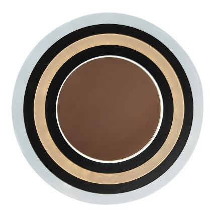 Rabalux - затемнюваний стельовий світильник LED, 56 Вт, 230 В, 3000/4000/6000 К, матовий хром/чорний + пульт дистанційного керування, діаметр 45 см