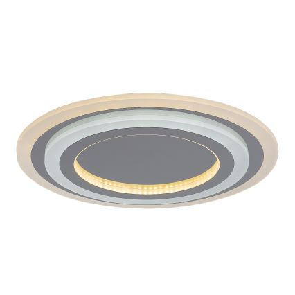 Rabalux - Світлодіодний стельовий світильник з регулюванням яскравості LED/56W/230V 3000/4000/6000K матовий хром + пульт дистанційного керування