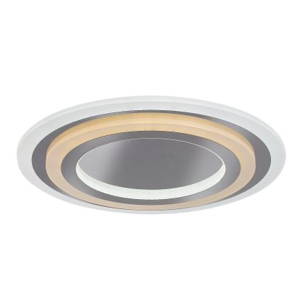 Rabalux - Світлодіодний стельовий світильник з регулюванням яскравості LED/56W/230V 3000/4000/6000K матовий хром + пульт дистанційного керування