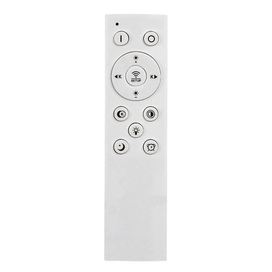 Rabalux - Светодиодный потолочный светильник с регулированием яркости LED/56W/230V 3000/4000/6000K матовый хром + дистанционное управление