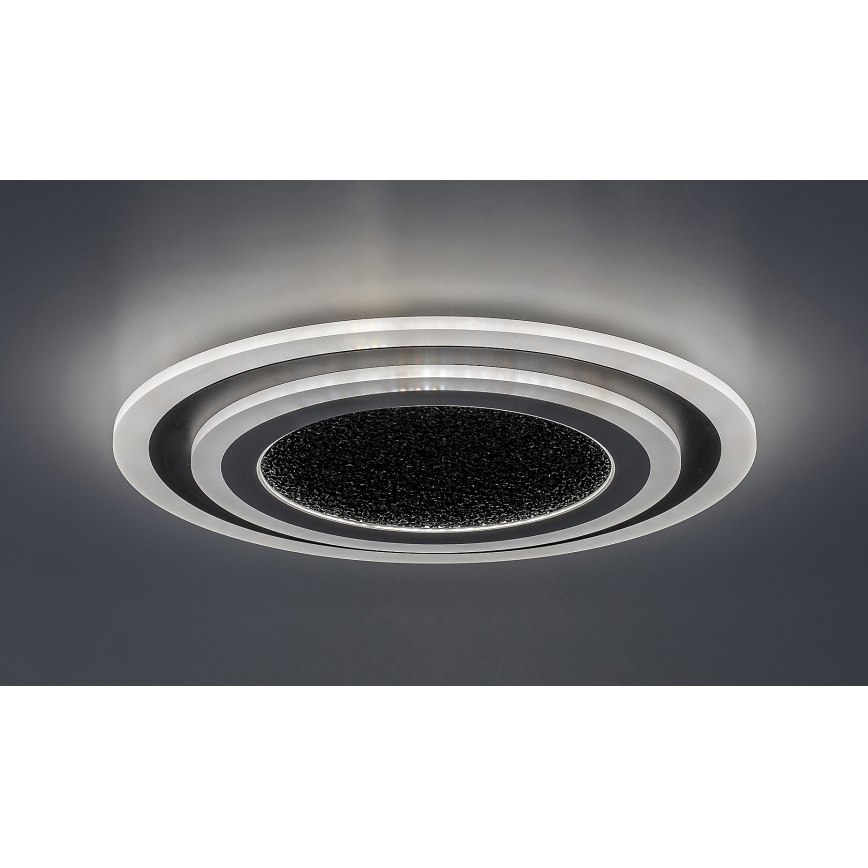 Rabalux - Светодиодный потолочный светильник с регулированием яркости LED/56W/230V 3000/4000/6000K черный + дистанционное управление