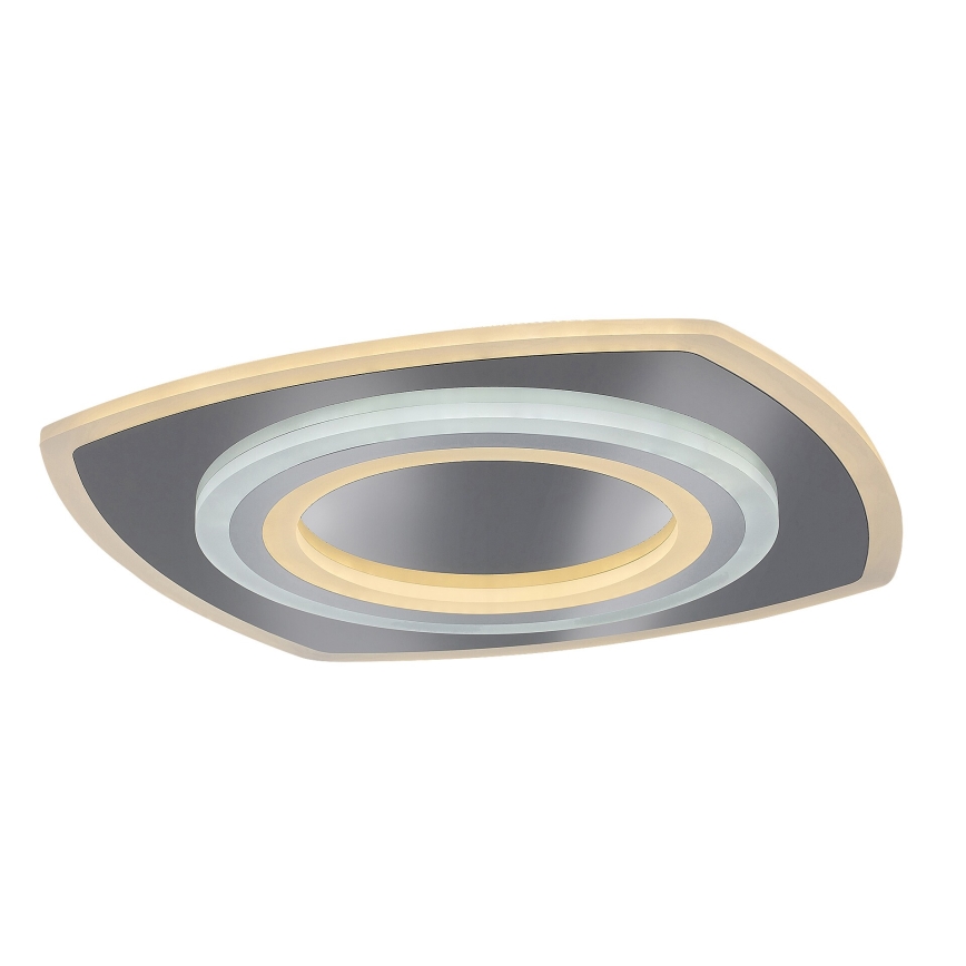 Rabalux - Диммируемый потолочный светильник LED/60 Вт/230 В 3000/4000/6000 К матовый хром + пульт дистанционного управления 48x48 см