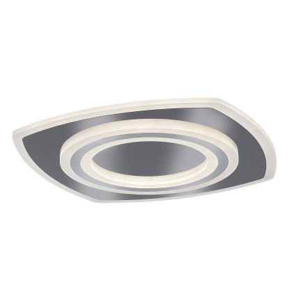 Rabalux - Диммируемый потолочный светильник LED/60 Вт/230 В 3000/4000/6000 К матовый хром + пульт дистанционного управления 48x48 см