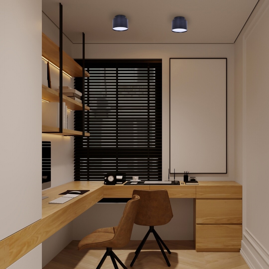 Rabalux - Стельовий LED світильник LED/16W/230V 3000K чорний