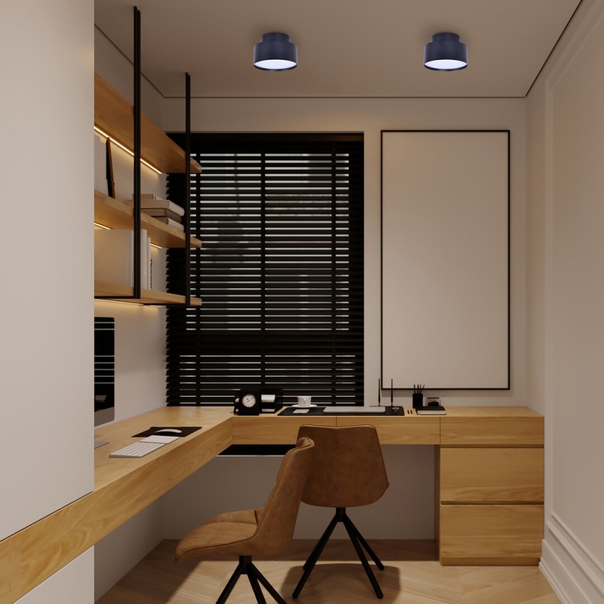 Rabalux - Стельовий LED світильник LED/24W/230V 3000K чорний