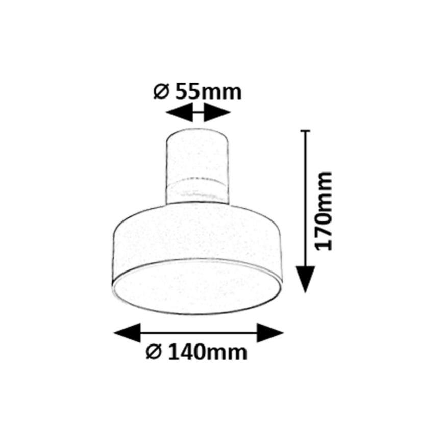 Rabalux - Стельовий LED світильник LED/16W/230V 3000K білий