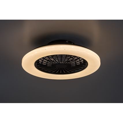 Rabalux - Светодиодный регулируемый потолочный светильник с вентилятором LED/48W/230V 3000-6500K + дистанционное управление