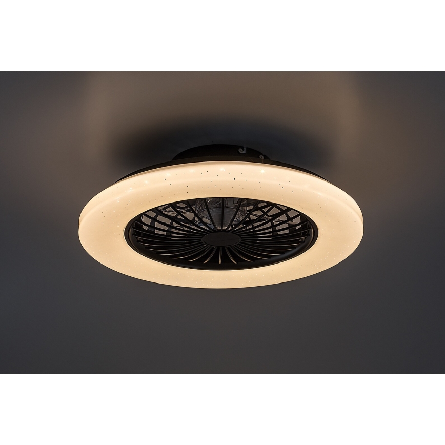 Rabalux - Светодиодный регулируемый потолочный светильник с вентилятором LED/48W/230V 3000-6500K + дистанционное управление
