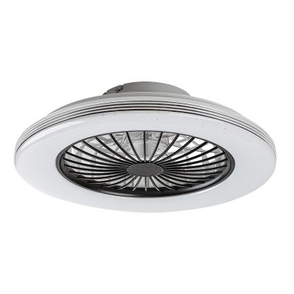 Rabalux - Светодиодный регулируемый потолочный светильник с вентилятором LED/48W/230V 3000-6500K + дистанционное управление