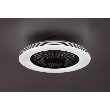 Rabalux - Светодиодный регулируемый потолочный светильник с вентилятором LED/48W/230V 3000-6500K + дистанционное управление