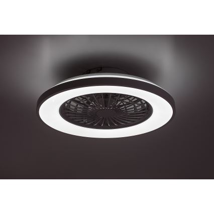 Rabalux - Светодиодный регулируемый потолочный светильник с вентилятором LED/48W/230V 3000-6500K + дистанционное управление