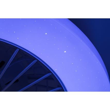 Rabalux - LED RGB Стельовий світильник з вентилятором та регулюванням яскравості LED/48W/230V 3000-6500K + пульт дистанційного керування