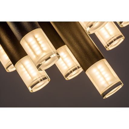 Rabalux - стельовий світильник 13xG9/5W/230V, чорний, діаметр 34 см