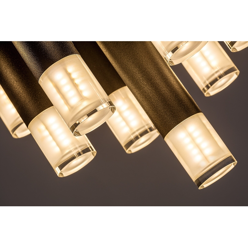 Rabalux - стельовий світильник 13xG9/5W/230V, чорний, діаметр 34 см