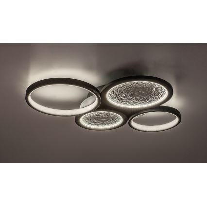 Rabalux - Світлодіодний стельовий світильник з регулюванням яскравості LED/40W/230V 3000-6500K + пульт дистанційного керування