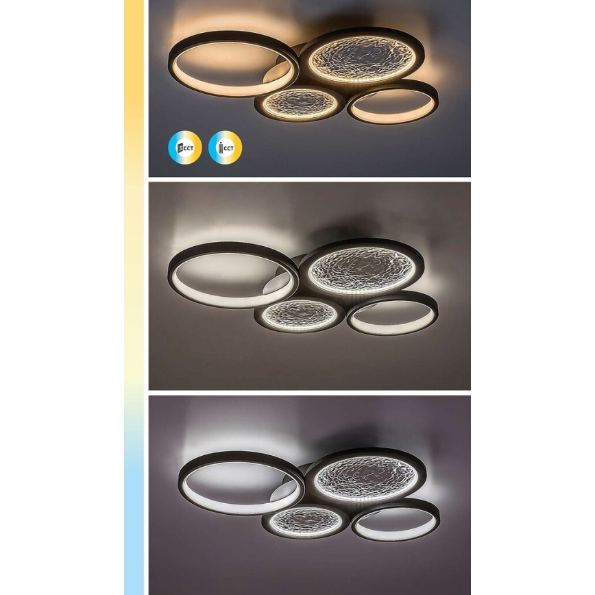 Rabalux - Светодиодный потолочный светильник с регулированием яркости LED/40W/230V 3000-6500K + дистанционное управление
