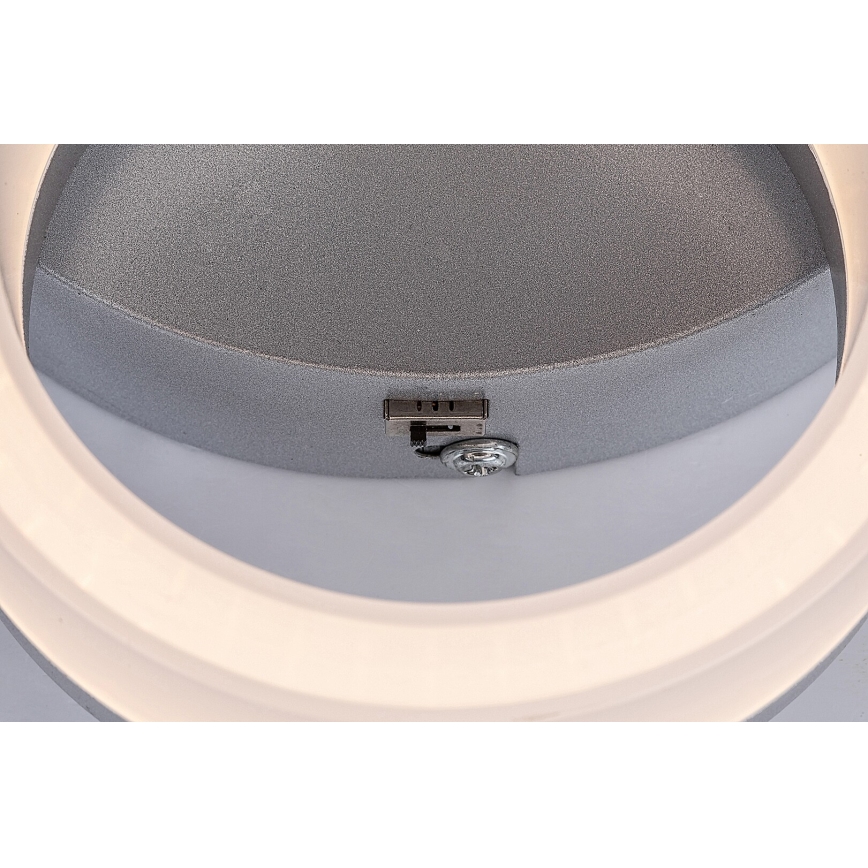 Rabalux - Стельовий LED світильник LED/24W/230V 3000/4000/6500K матовий хром