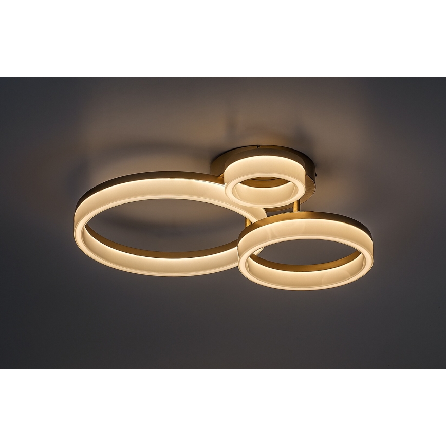 Rabalux - Стельовий LED світильник LED/24W/230V 3000/4000/6500K золотий