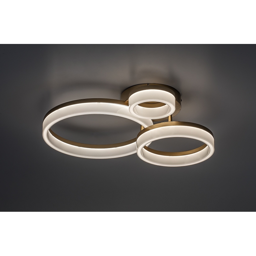 Rabalux - Стельовий LED світильник LED/24W/230V 3000/4000/6500K золотий