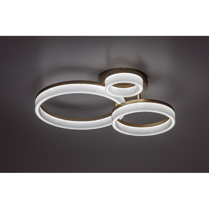Rabalux - Стельовий LED світильник LED/24W/230V 3000/4000/6500K золотий