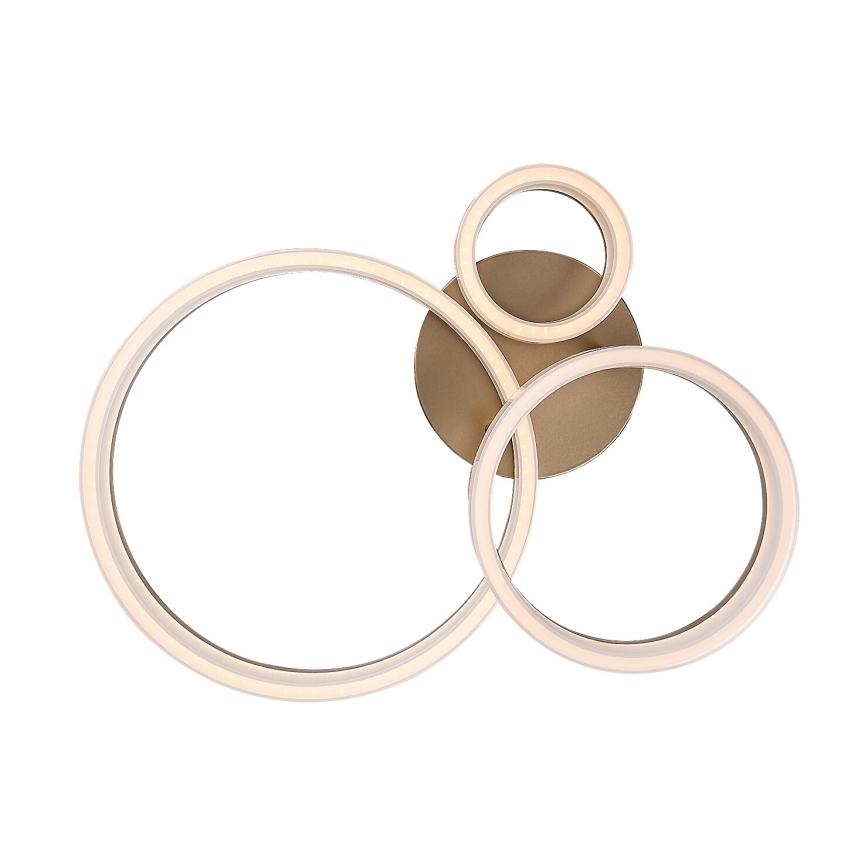 Rabalux - Светодиодный потолочный светильник LED/24W/230V 3000/4000/6500K золотистый 38x51 см