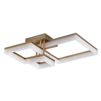 Rabalux - Светодиодный потолочный светильник LED/22W/230V 3000/4000/6500K золотистый 47x47 см