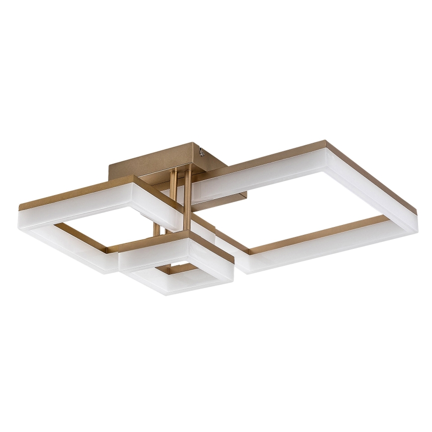 Rabalux - Светодиодный потолочный светильник LED/22W/230V 3000/4000/6500K золотистый 47x47 см