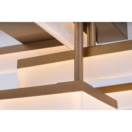 Rabalux - Светодиодный потолочный светильник LED/22W/230V 3000/4000/6500K золотистый 47x47 см