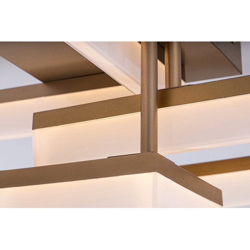 Rabalux - Светодиодный потолочный светильник LED/22W/230V 3000/4000/6500K золотистый 47x47 см