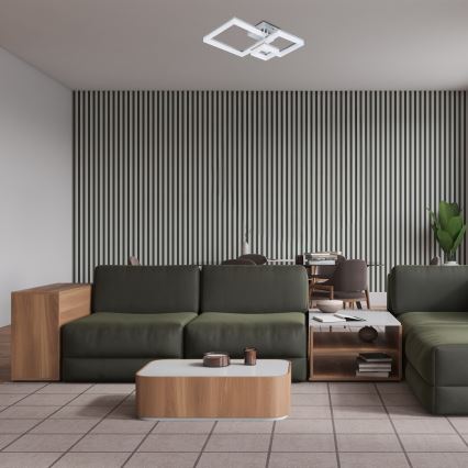 Rabalux - Светодиодный потолочный светильник LED/22W/230V 3000/4000/6500K матовый хром