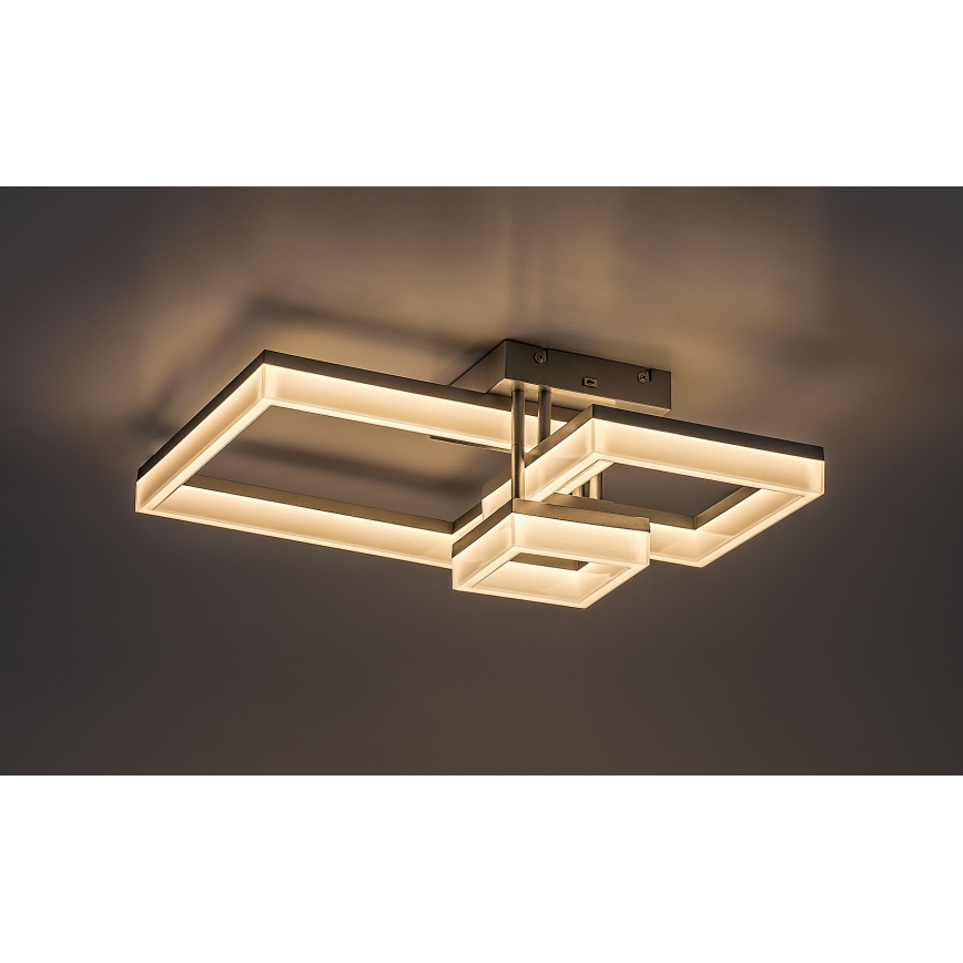 Rabalux - Светодиодный потолочный светильник LED/22W/230V 3000/4000/6500K матовый хром