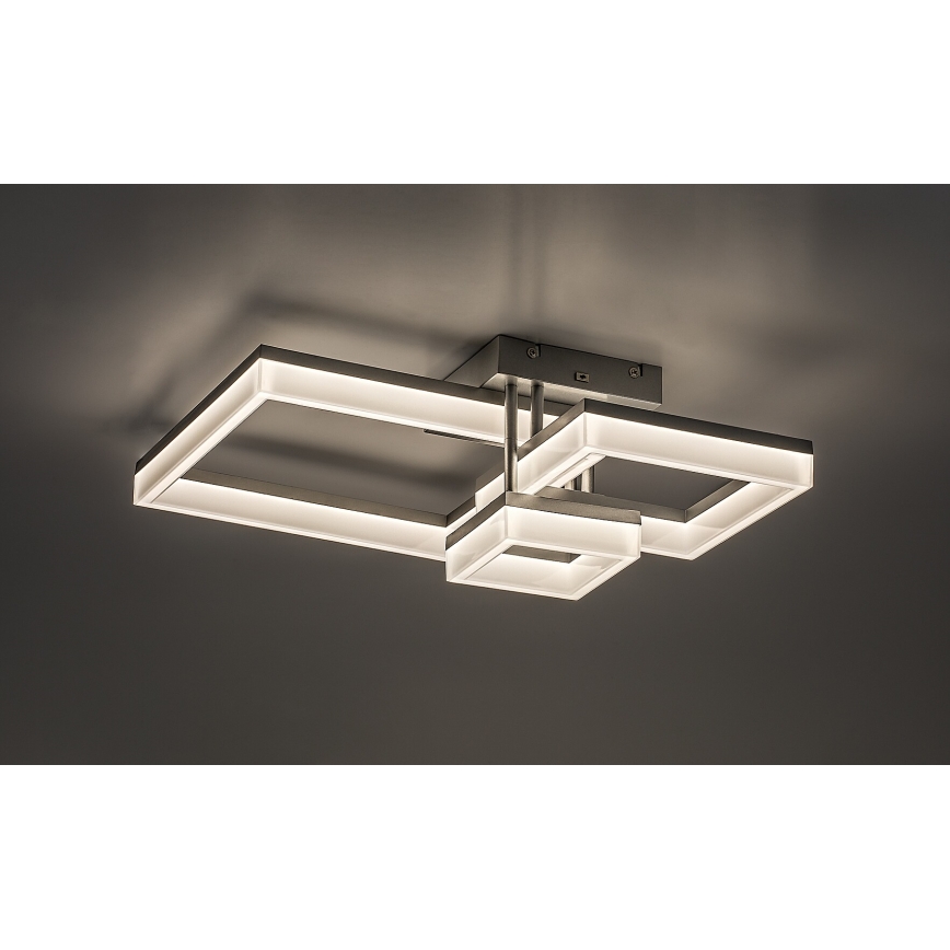 Rabalux - Светодиодный потолочный светильник LED/22W/230V 3000/4000/6500K матовый хром