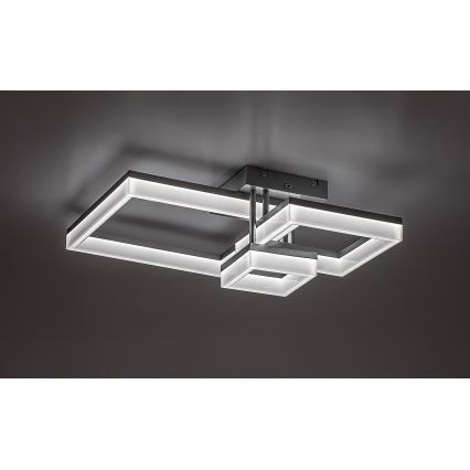 Rabalux - Светодиодный потолочный светильник LED/22W/230V 3000/4000/6500K матовый хром