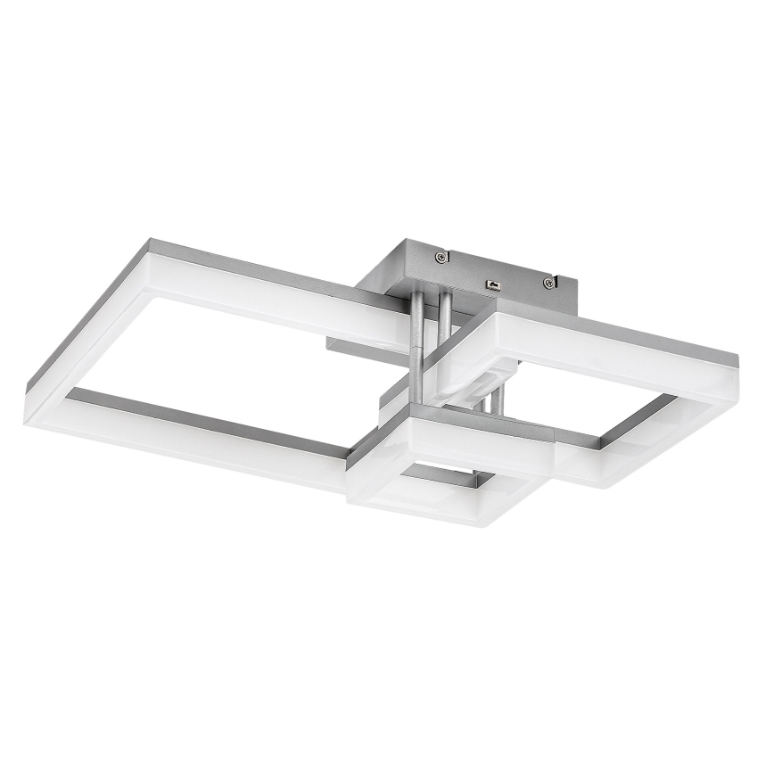 Rabalux - Светодиодный потолочный светильник LED/22W/230V 3000/4000/6500K матовый хром