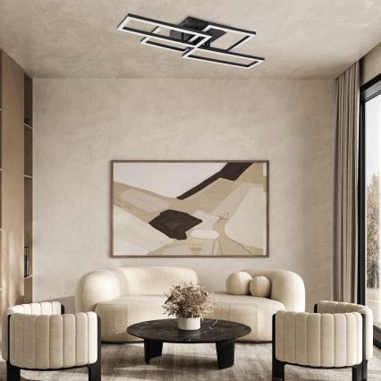 Rabalux - Светодиодный диммируемый потолочный светильник LED/40W/230V 3000-6500K 35x70 cm + пульт дистанционного управления