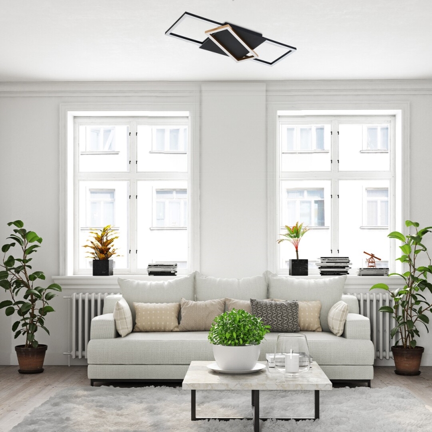 Rabalux - диммируемый светодиодный потолочный светильник LED/40W/230V 3000-6500K 29x66 cm + пульт дистанционного управления