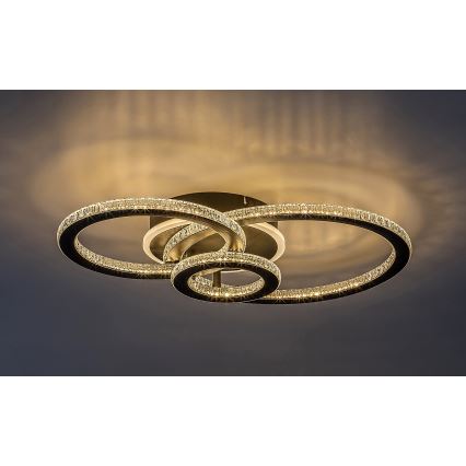 Rabalux - Светодиодный потолочный светильник с регулированием яркости LED/40W/230V 3000-6500K + дистанционное управление