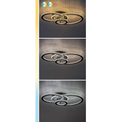 Rabalux - Светодиодный потолочный светильник с регулированием яркости LED/40W/230V 3000-6500K + дистанционное управление