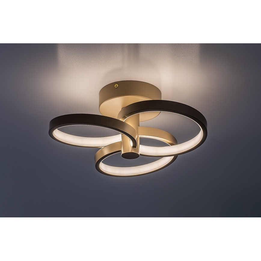 Rabalux - Диммируемый потолочный светильник LED, 32 Вт, 230 В, 3000–6500 К, Ø 31 см, бежевый + пульт дистанционного управления