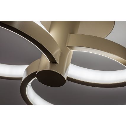 Rabalux - Димований стельовий світильник LED/32W/230V 3000-6500K діам. 31 см бежевий + пульт дистанційного керування