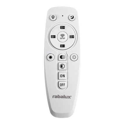Rabalux - Димований стельовий світильник LED/32W/230V 3000-6500K діам. 31 см бежевий + пульт дистанційного керування