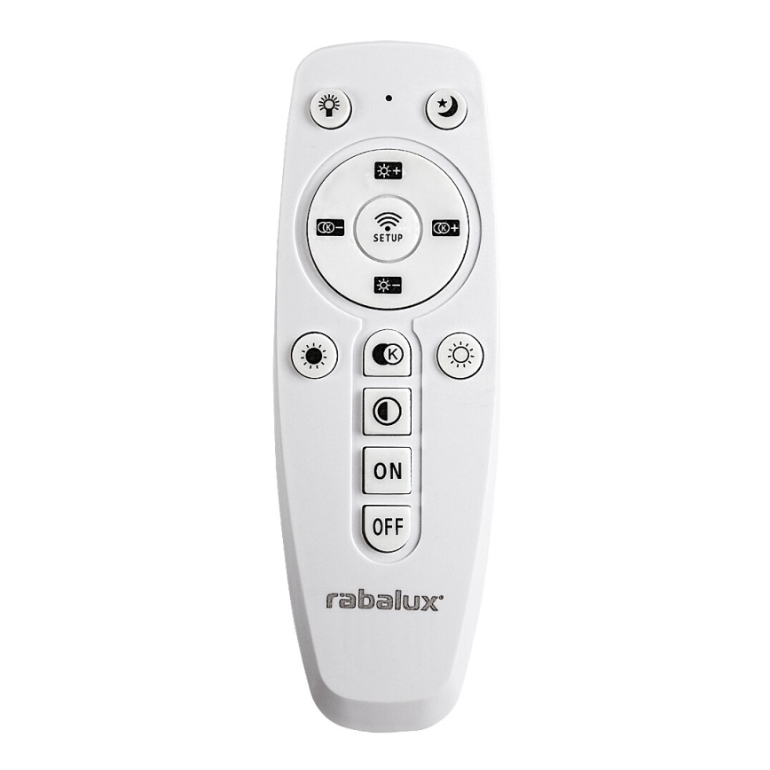 Rabalux - Димований стельовий світильник LED/32W/230V 3000-6500K діам. 31 см бежевий + пульт дистанційного керування
