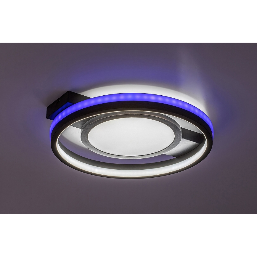 Rabalux - LED RGB Стельовий світильник з регулюванням яскравості LED/40W/230V 3000-6500K + пульт дистанційного керування