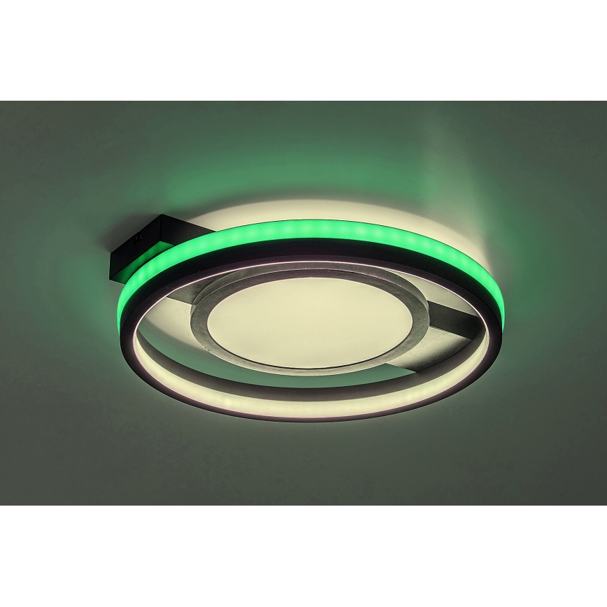 Rabalux - LED RGB Стельовий світильник з регулюванням яскравості LED/40W/230V 3000-6500K + пульт дистанційного керування