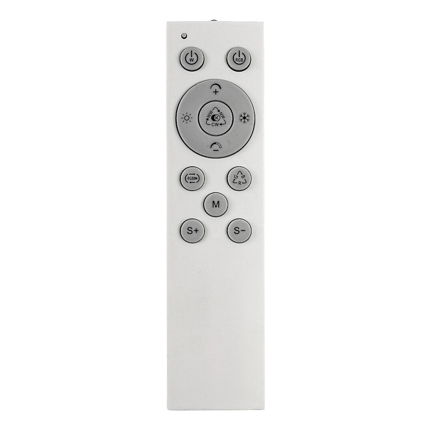 Rabalux - Светодиодный потолочный RGB-светильник с регулированием яркости LED/40W/230V 3000-6500K + дистанционное управление