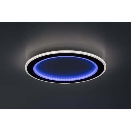 Rabalux - Светодиодный потолочный RGB-светильник с регулированием яркости LED/22W/230V 3000-6500K + дистанционное управление