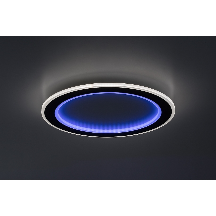 Rabalux - Светодиодный потолочный RGB-светильник с регулированием яркости LED/22W/230V 3000-6500K + дистанционное управление