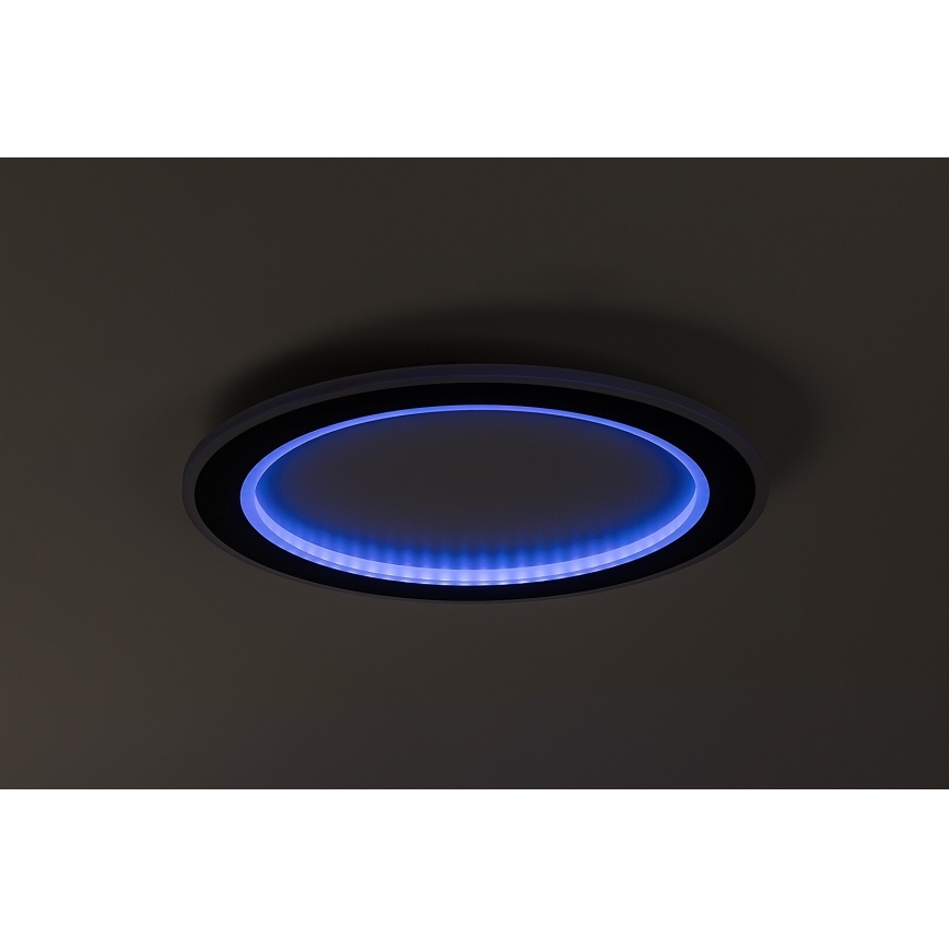 Rabalux - Светодиодный потолочный RGB-светильник с регулированием яркости LED/22W/230V 3000-6500K + дистанционное управление