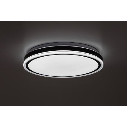 Rabalux - затемнюваний стельовий світильник LED/20W/230V 3000-6500K діам. 38,5 cm чорний + пульт дистанційного керування